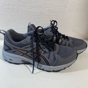 ASICS gray running shoes, size 7.5